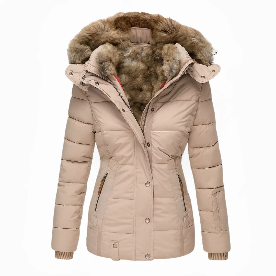 Aniek | Warme winterjas met zachte bontvoering - Image 7
