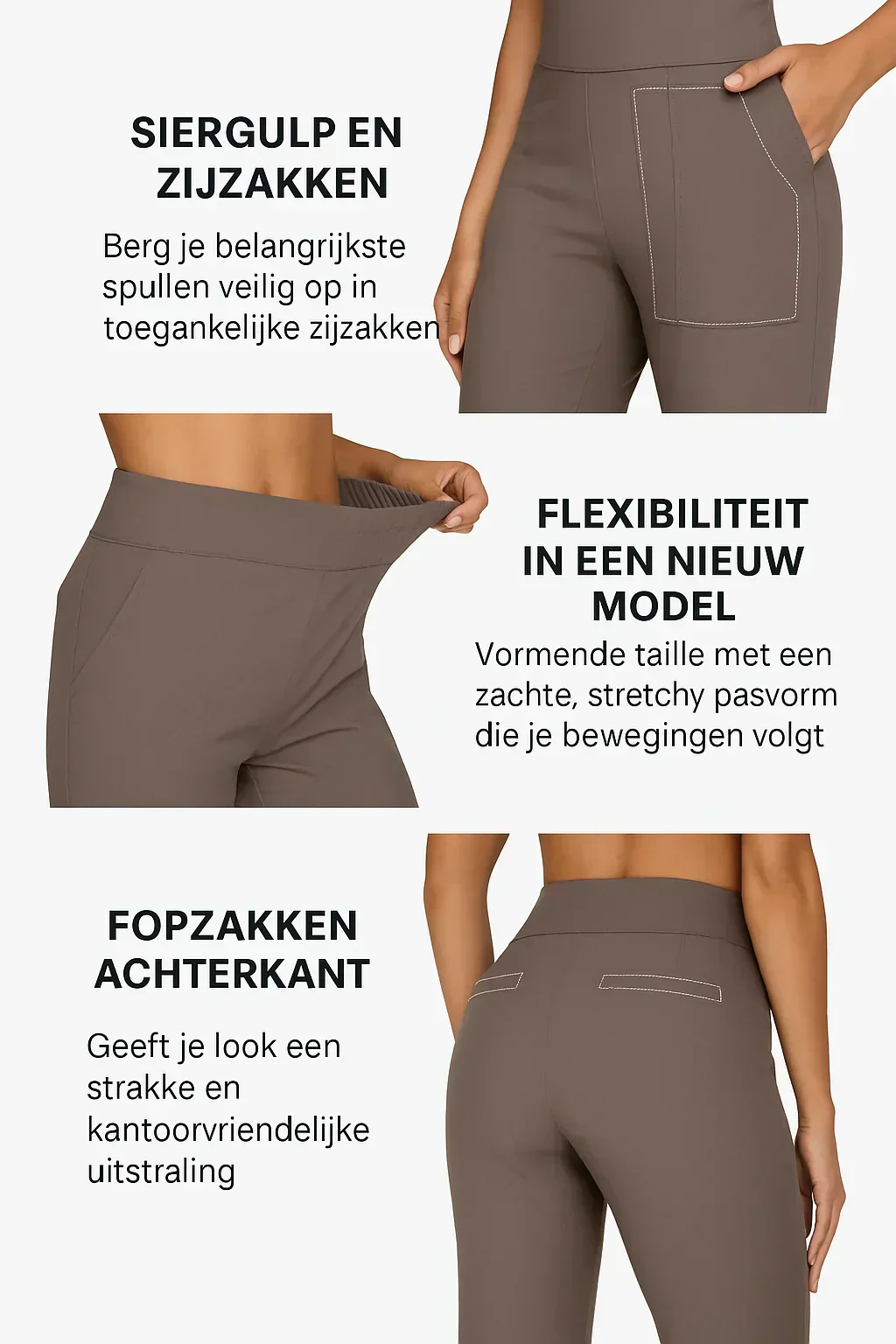 Calista | Elegante broek in zachte jersey - Image 15