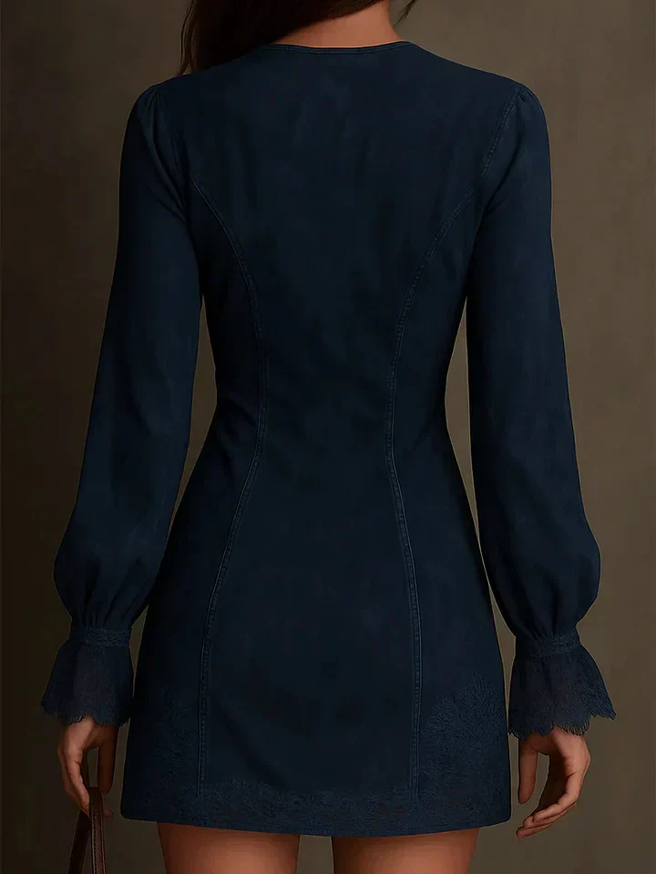 Debbie | Suède minijurk - Image 4