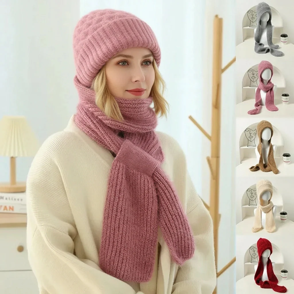Esther™ | Luxe Winddichte Muts & Sjaal – Ultieme Warmte, Zachte Fleecevoering & Winterproof Comfort - Image 9