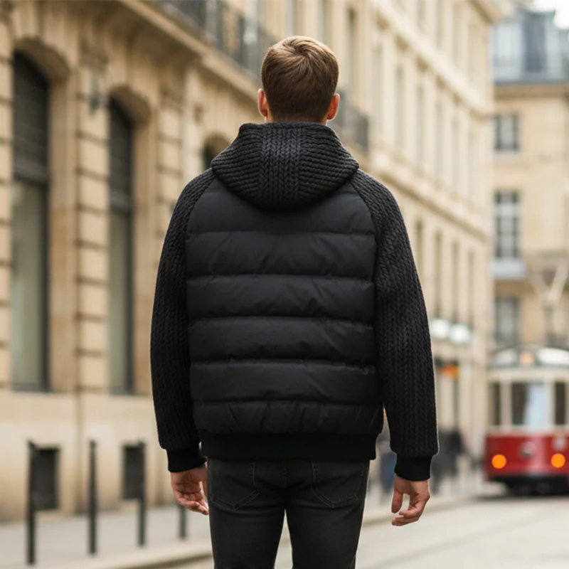Hendrik™ | Hybride Heren Pufferjas met Capuchon - Image 4