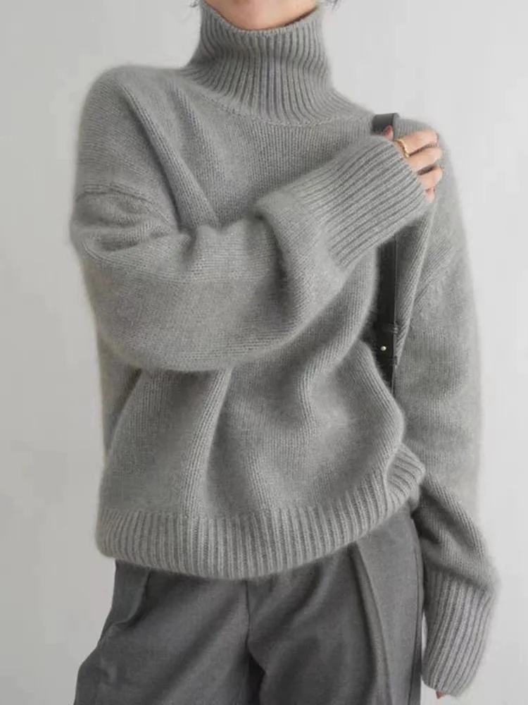 Isabella – Trui met een hoge kraag van cashmere - Image 3