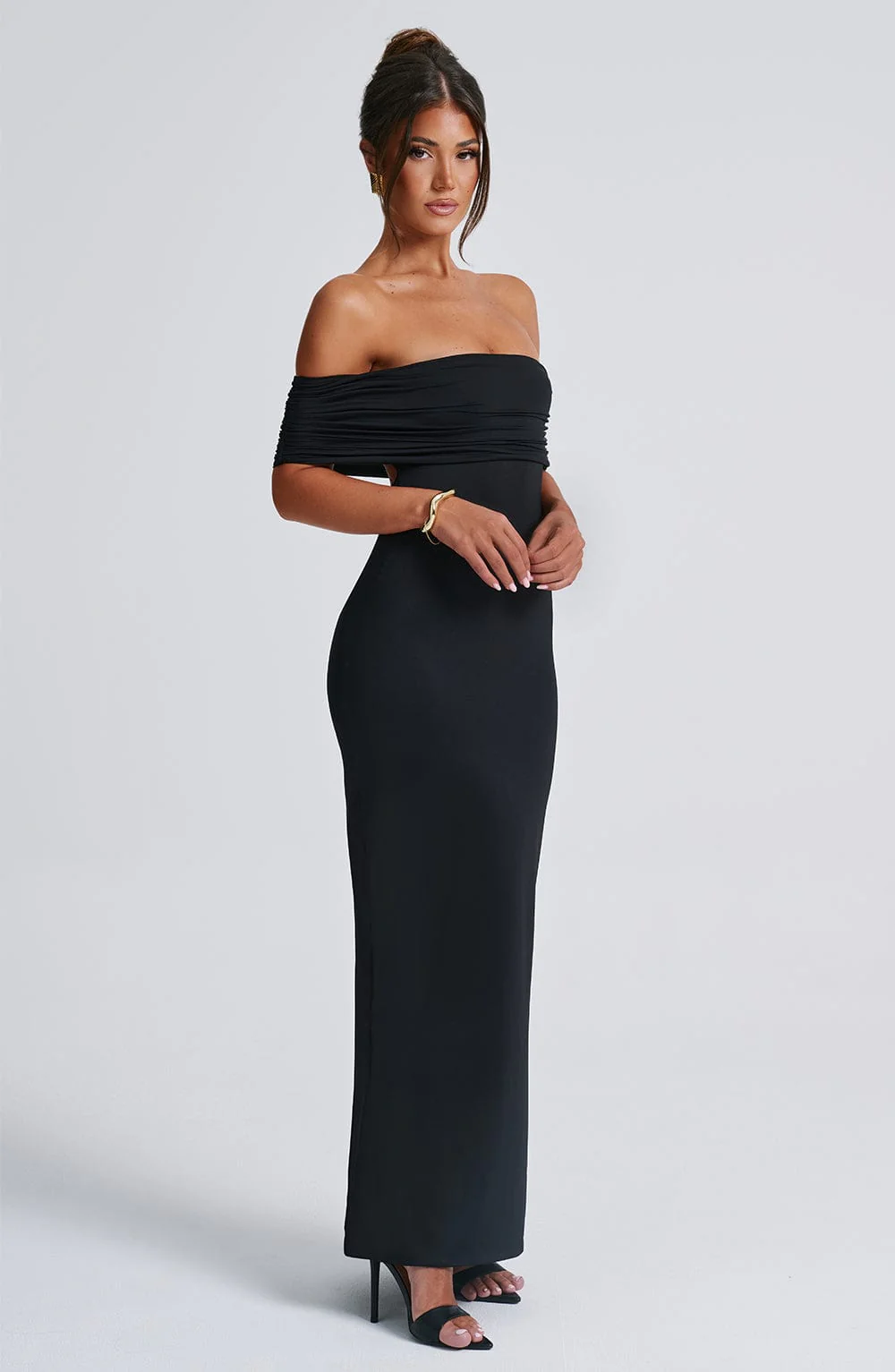 Bloom ™ |  Kellyn – Verfijnde Bardot Maxi-jurk - Image 11
