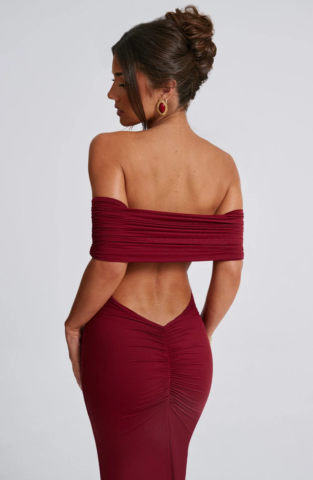 Bloom ™ |  Kellyn – Verfijnde Bardot Maxi-jurk - Image 20
