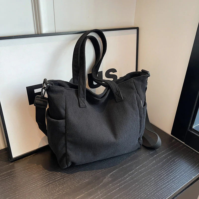 Bloom ™ |  Kunststudent Tote Corduroy Tas - Image 11
