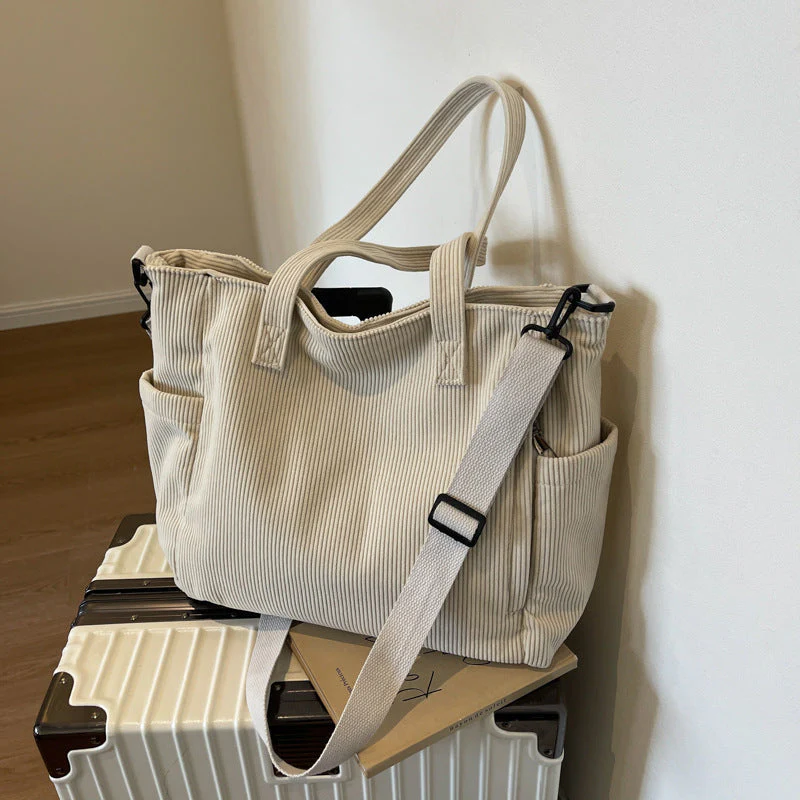 Bloom ™ |  Kunststudent Tote Corduroy Tas - Image 12