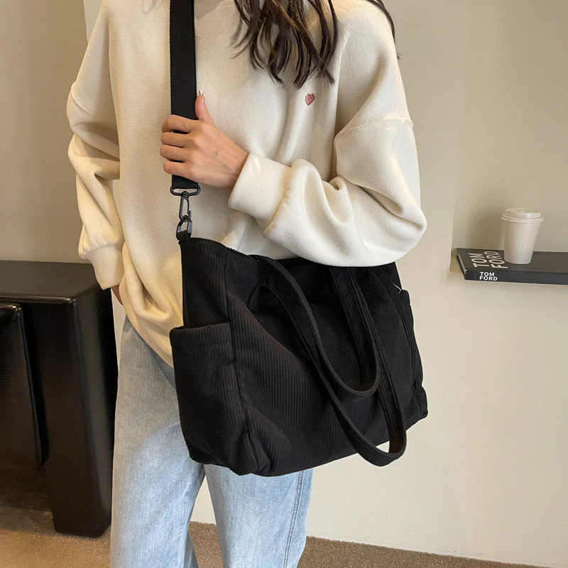 Bloom ™ |  Kunststudent Tote Corduroy Tas - Image 7