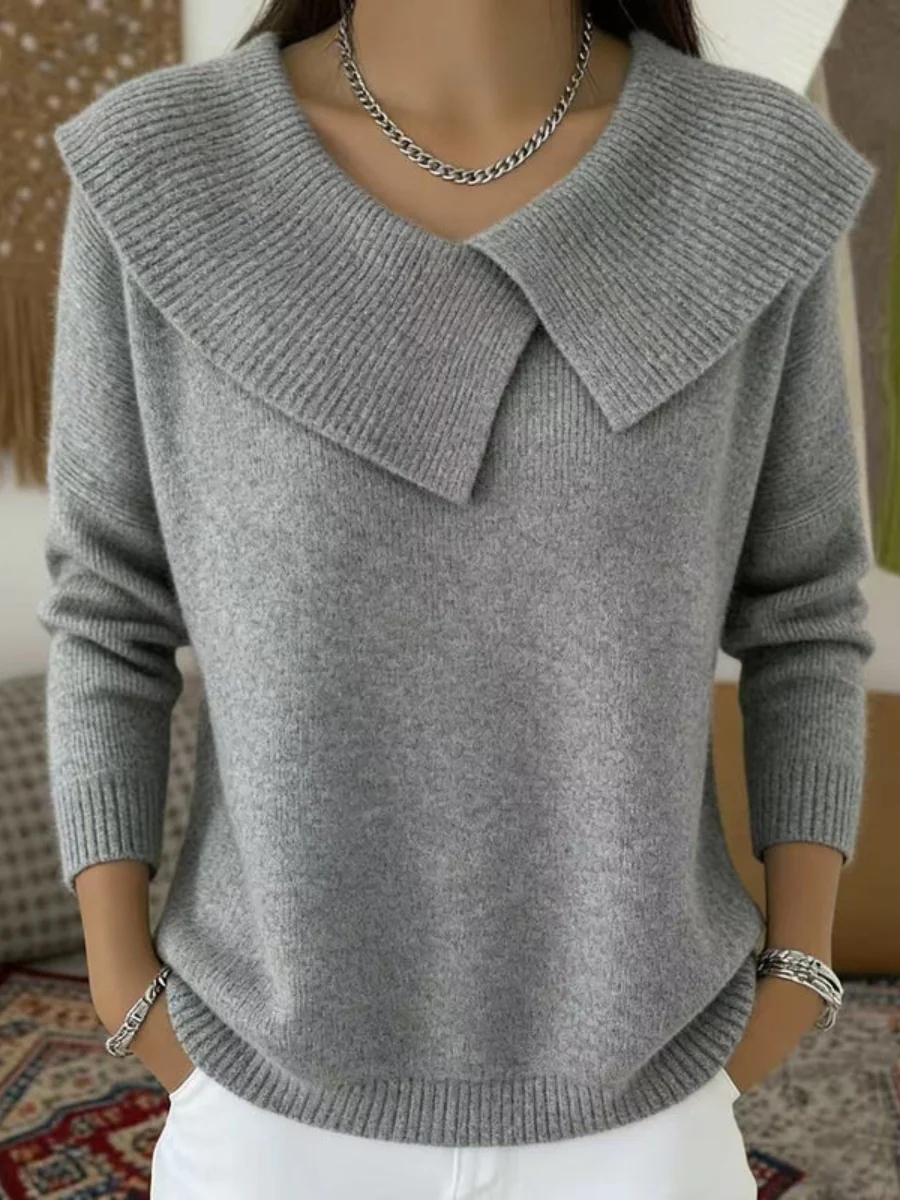 Lucia™ | Premium Warme Trui – Zachte Kraag & Tijdloze Elegantie - Image 6
