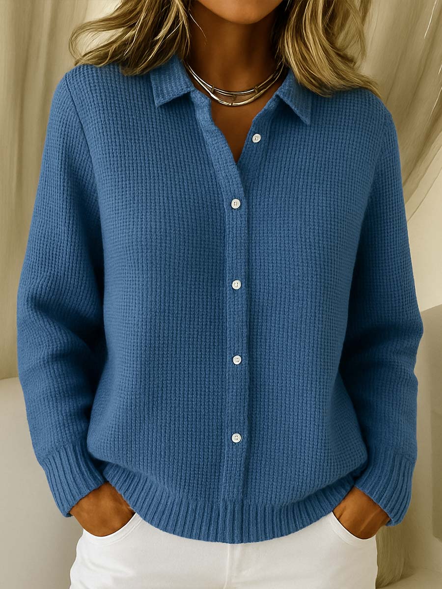 Maeve | Klassieke Gebreide Knopen Cardigan - Image 4