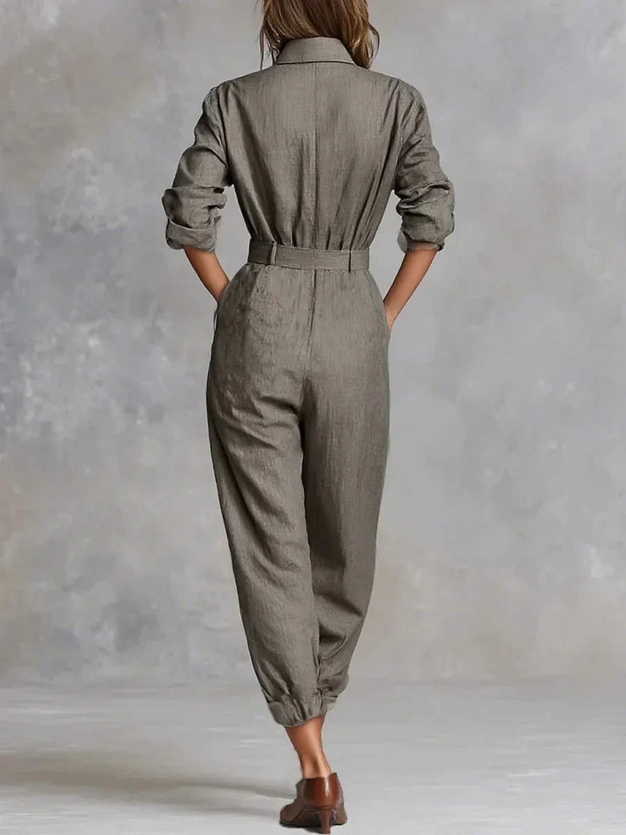 Megan | Jumpsuit van linnen en katoen - Image 3