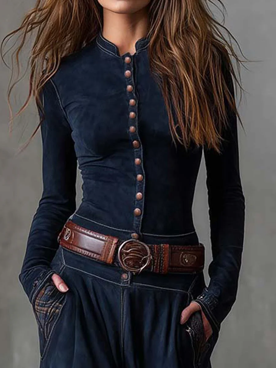 Michelle | Suède jurk met riem - Image 2