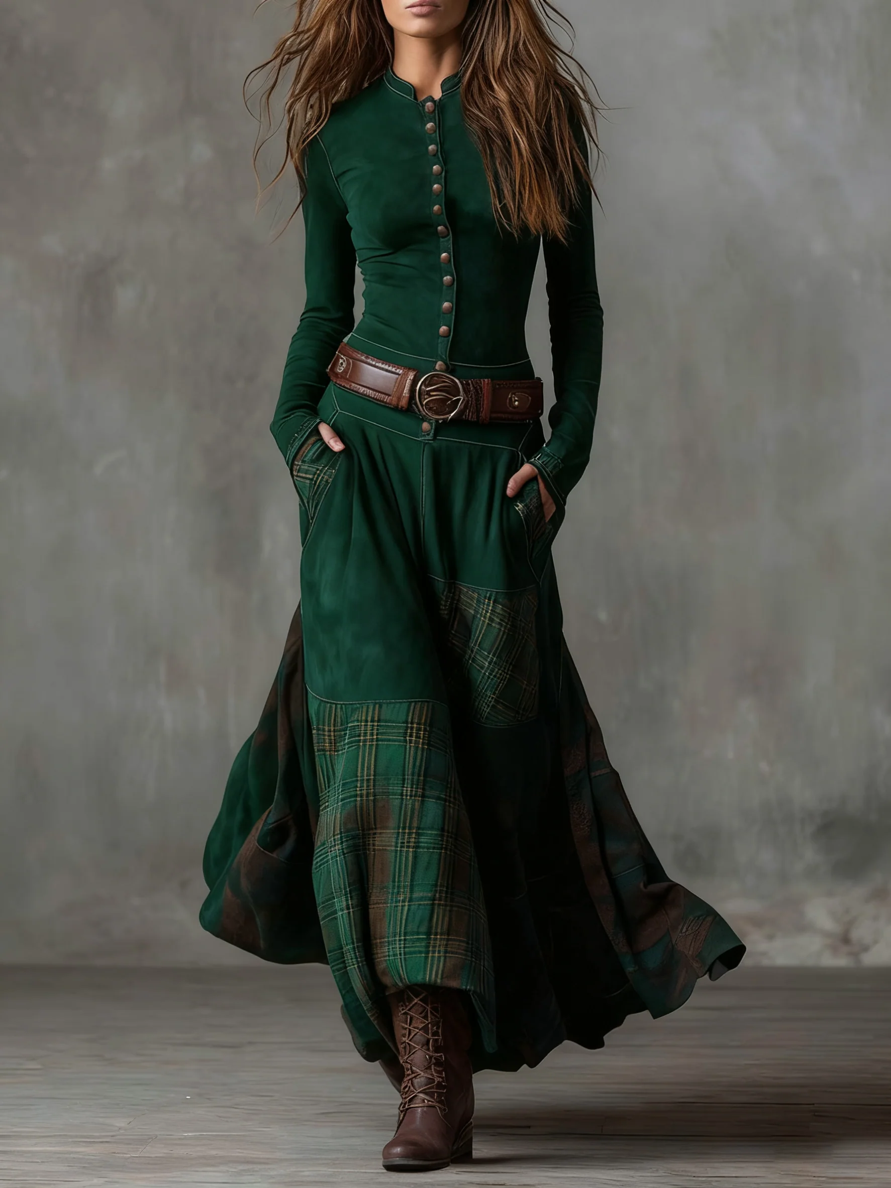 Michelle | Suède jurk met riem - Image 8