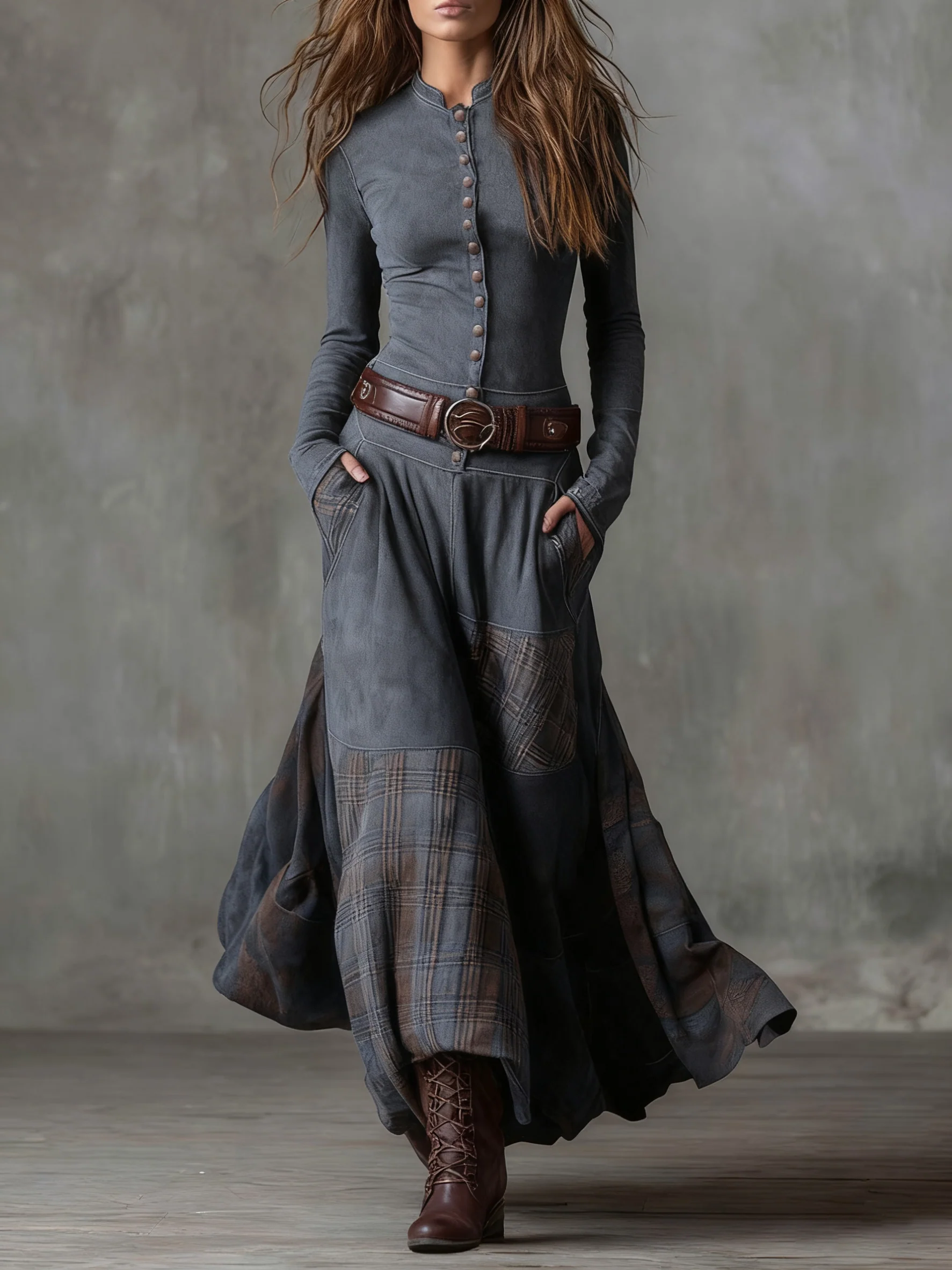 Michelle | Suède jurk met riem - Image 9