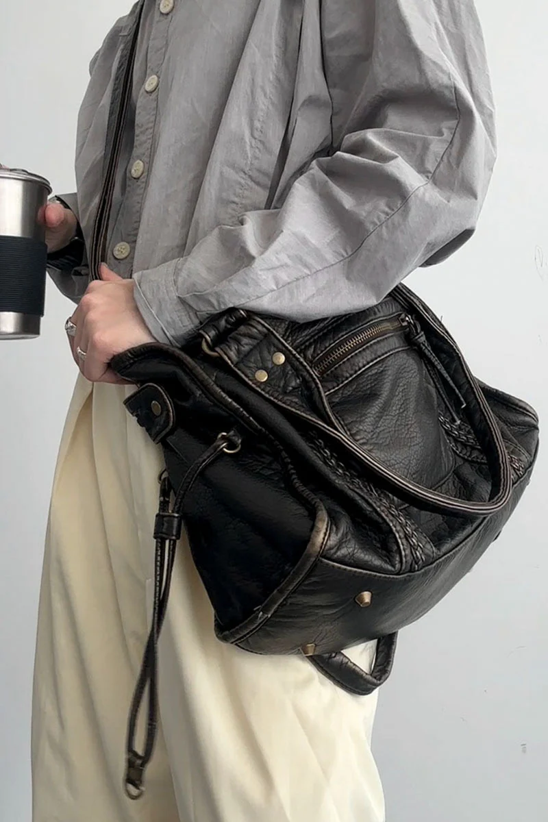 Bloom ™ |  Retro leren tas - Image 7