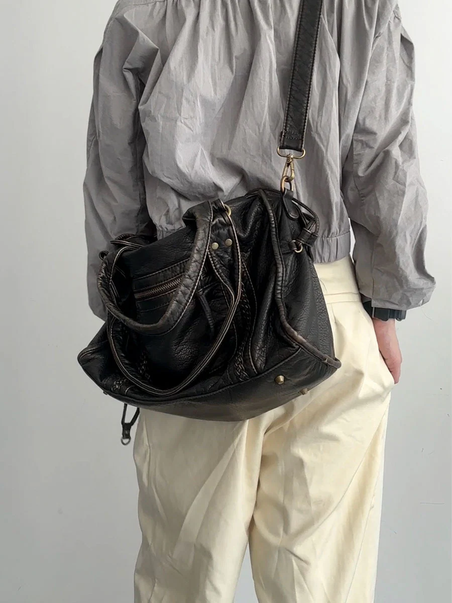 Bloom ™ |  Retro leren tas - Image 8