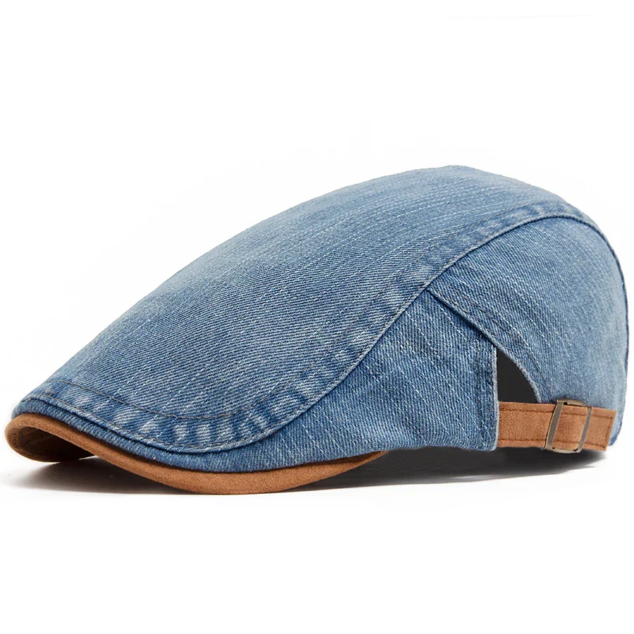 Thijs™ | Premium Denim Flat Cap – Tijdloze Stijl & Dagelijks Comfort - Image 4
