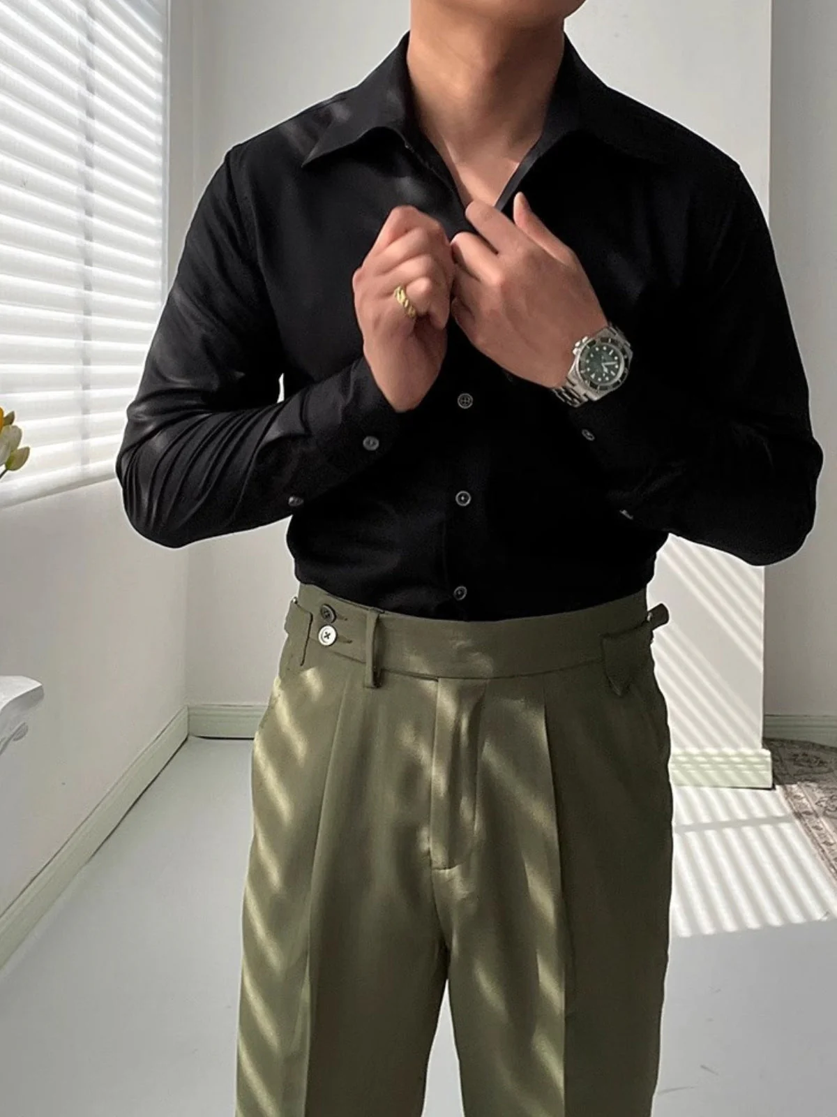Thomas™ | Slim Fit Heren Overhemd van Bamboe – Moderne Elegantie & Ademend Comfort - Image 5
