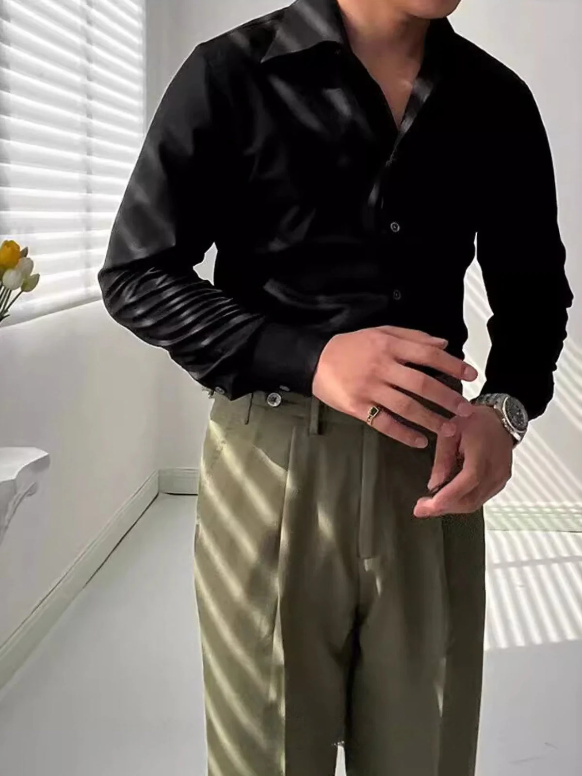 Thomas™ | Slim Fit Heren Overhemd van Bamboe – Moderne Elegantie & Ademend Comfort - Image 6