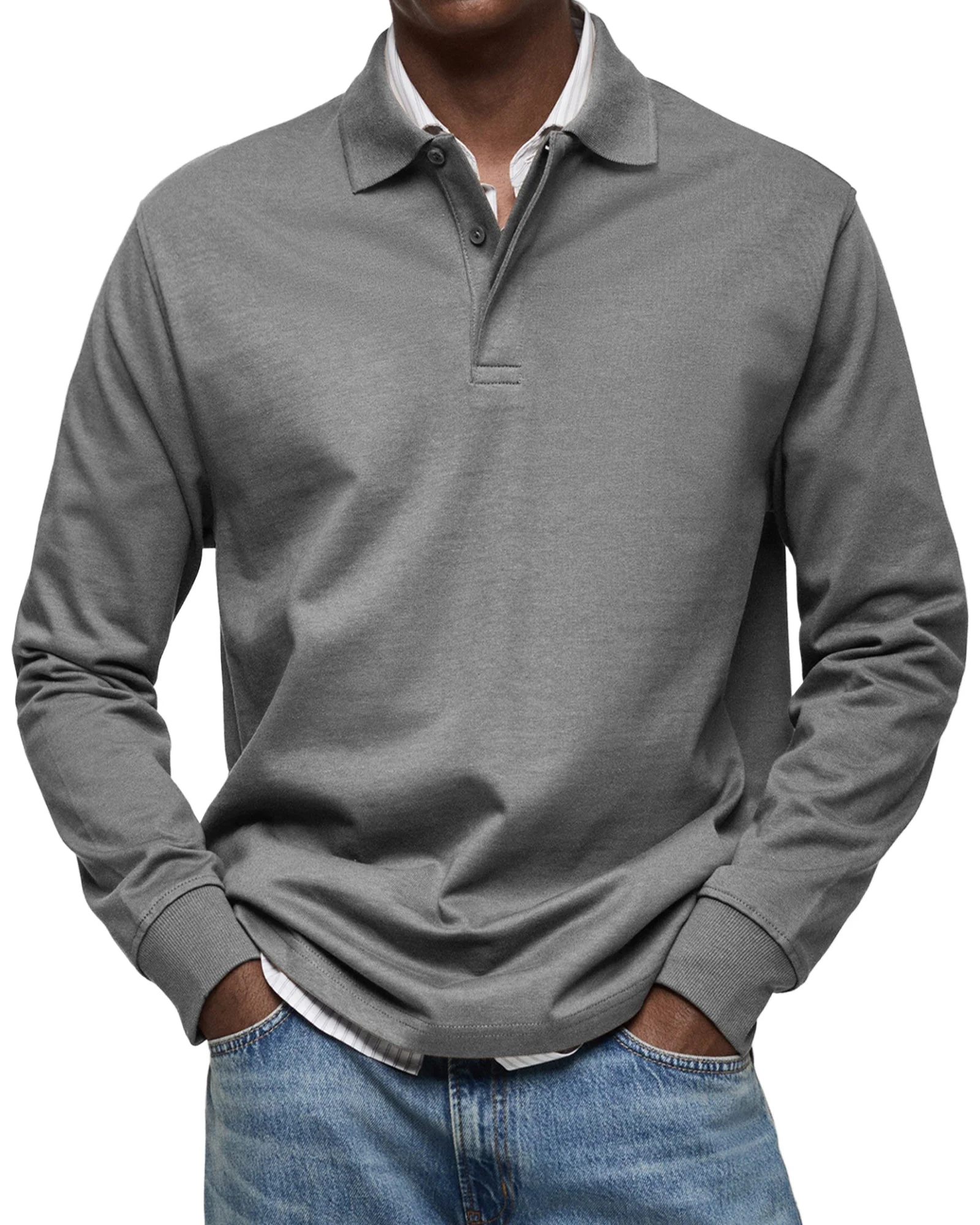 Tom |  Lange Mouwen Poloshirt - Image 5